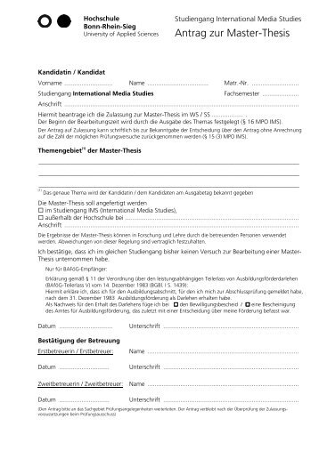 Master thesis unemployment